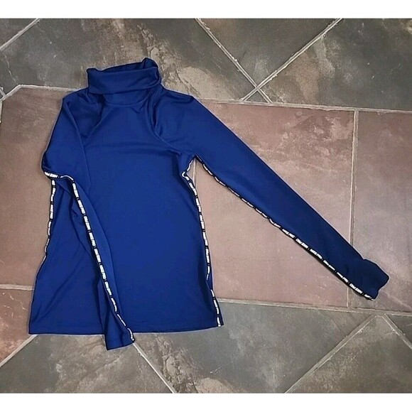 Nike Other - Nike Pro Compression Dri-Fit Long Sleeve Shirt Blue Small Turtleneck